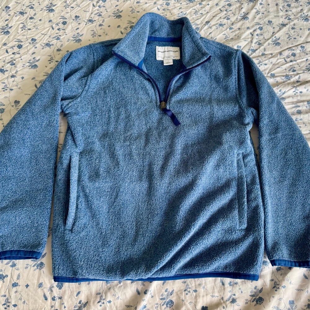 Amazon Essentials Kids' Blue Pullover Sweater